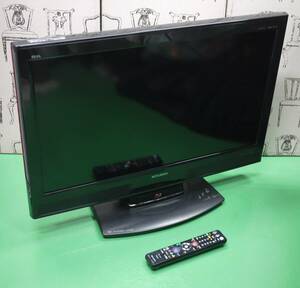希少 完動美品 三菱 32V型 ハイビジョン 液晶 テレビ LCD-32BHR300 2009年 ブルーレイ レコーダー HDD内蔵 320GB 2チューナー搭載 32インチ