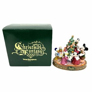 １円スタート 東京ディズニーランド TDL CHRISTMAS Fantasy クリスマスファンタジー 2000 置物 陶器 フィギュア ミッキーフレンズ 箱付き