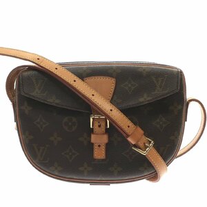 1円スタート LOUIS VUITTON ルイヴィトン ジュヌフィーユ M51227 SD1924 モノグラム ショルダーバッグ クロスボディ ブラウン レディース