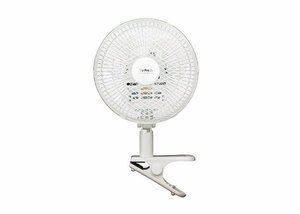T2052 unused goods Toshiba clip small size electric fan [18cm] TLF-18CL23 ornament desk compact yawing is .. type TOSHIBA white 