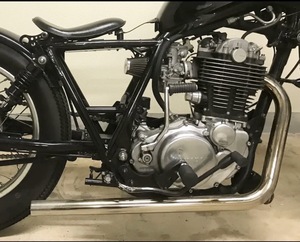 SR400 ワンオフステンマフラー