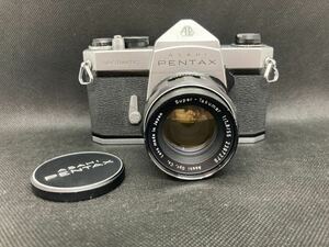 PENTAX ペンタックス SP SPOTMATIC レンズ Super-Takumar 1:1.8/55 純正革ケース付き　ジャンク