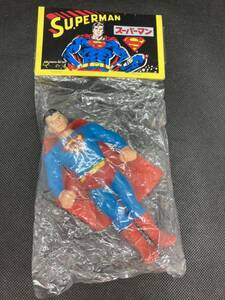 貴重 当時物■未開封 DC COMICS INC 1979年 スーパーマン ソフビ 人形 フィギュア■昭和レトロ ビンテージ