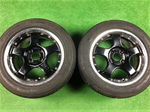 【F0340N】SSR Proffessor プロフェッサー SP1R 15in6.5J+40 ★PCD100-4H★ 195/55R15 NANKANG ULTRA SPORT NS-Ⅱ 税込み 即決