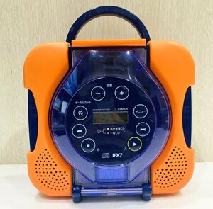 【76】1円～ 長期保管品 ツインバード AV-J165型 防水CDプレーヤー 2010年製 アダプタなし TWINBIRD オーディオ ポータブル 通電未確認