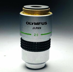 【76】⑥ 1円～ 顕微鏡 対物レンズ Olympus A20 0.40 160/0.17 オリンパス 接眼 対物レンズ 顕微鏡 動作未確認 ジャンク扱い 現状品