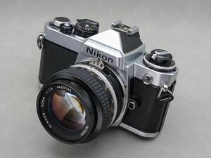 動作確認 Nikon ニコン FE フィルムカメラ + Ai Nikkor 50mm F1.4 マニュアルフォーカスレンズ
