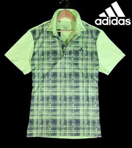 F дерево 06178 новый товар V Adidas Golf тоже оптимальный рубашка-поло с коротким рукавом [ XXL ] левый . Logo рубашка-поло adidas оттенок зеленого 