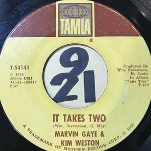 試聴 67年全米14位ソウル4位、英国1位 MARVIN GAYE & KIM WESTON IT TAKES TWO EX / IT’S GOT BE A MIRACLE VG++ 