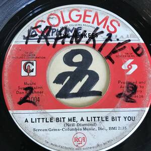 試聴 THE MONKEES A LITTLE BIT ME, A LITTLE BIT YOU 両面VG++ 