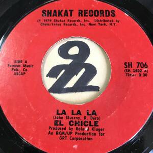 試聴 新品 EL CHICLE LA LA LA / STREAKING A GO GO CHAKACHAS変名リリース スキャット・ユーロ・レア・グルーヴ’74 