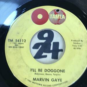 試聴 MARVIN GAYE I’LL BE DOGGONE EX SOUNDS EX+ 65年自身初のミリオン・シングル/ミラクルズが全面バック・アップ/65年全米８位 