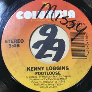 試聴 KENNY LOGGINS FOOTLOOSE 両面EX 