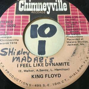 試聴 KING FLOYD I FEEL LIKE DYNAMITE 両面VG++ 