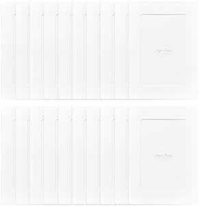 モノライクプレーンペーパーフォトフレームホワイト 4x6インチ PLAIN Paper Frame - White 20枚入 (1