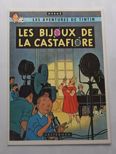 カメラ・写真に関する絵葉書　タンタン　LES BIJOUX DE LA CASTAFIORE　フランス製 (6410)