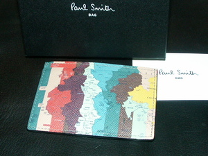 *PSC500 new goods genuine article Paul Smith stripe M fixed period / card storage 