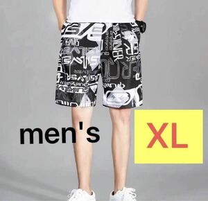 メンズ　水着　XL スポーツパンツ　速乾　ハーフパンツ　ビーチ　レジャー　海