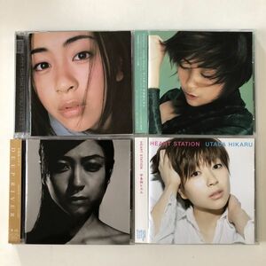 B27787　中古CD　First Love+Distance+Deep River+HEART STATION　宇多田ヒカル　4枚セット