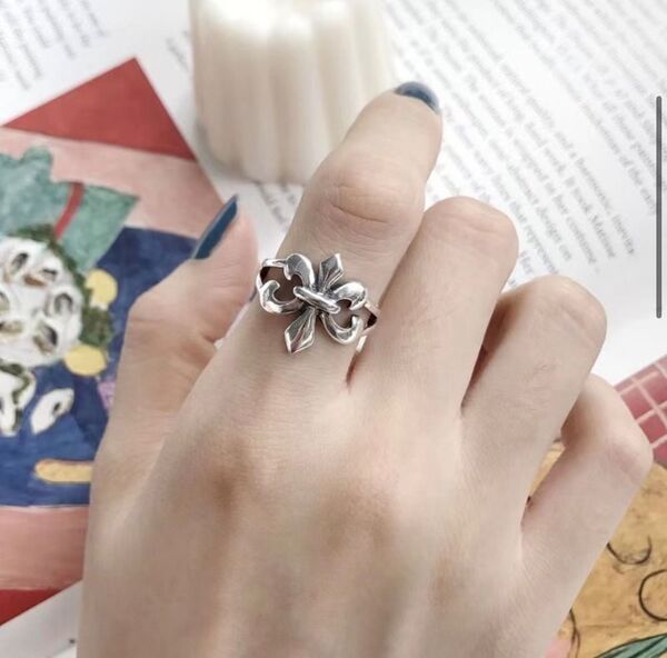 【新入荷】シルバー リング 指輪 ユニセックス レトロ ストリート 韓国 Y2K