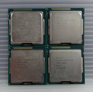 【中古】Intel CPU i7-3770/3.40GHZ×4個