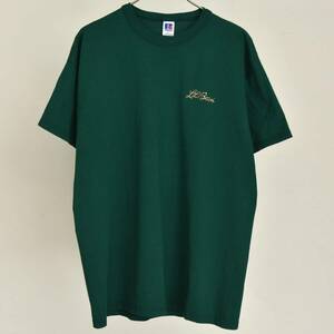 美品！ 80s USA製 L.L.Bean RUSSELL 筆記体 刺しゅう コットン Tシャツ ヴィンテージ アウトドア ワンポイント