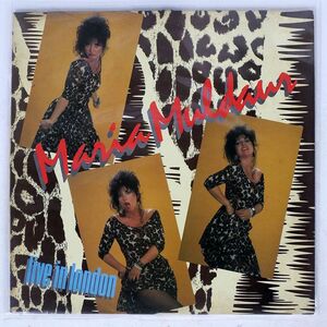 英 MARIA MULDAUR/LIVE IN LONDON/MAKING WAVES SPIN116 LP