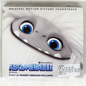 デジパック OST(RUPERT GREGSON-WILLIAMS)/ABOMINABLE/BACK LOT MUSIC UVS7911 CD □