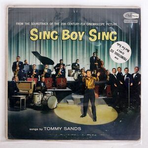 英 プロモ TOMMY SANDS/SING BOY SING/CAPITOL T929 LP