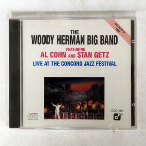 WOODY HERMAN BIG BAND FEATURING AL COHN AND STAN GETZ/LIVE AT THE CONCORD JAZZ FESTIVAL/CONCORD JAZZ CCD-4191 CD □