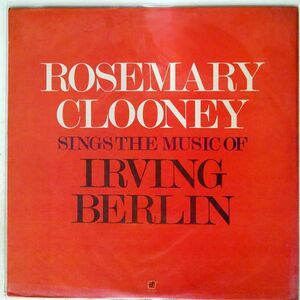 米 ROSEMARY CLOONEY/SINGS THE MUSIC OF IRVING BERLIN/CONCORD JAZZ CJ255 LP