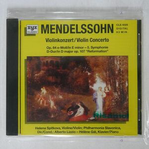 ALBERTO LIZZIO, ALFRED SCHOLZ/MENDELSSOHN BARTHOLDY: VIOLINKONZERT/ZYX CLASSIC CLS 4025 CD □