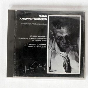 HANS KNAPPERTSBUSCH/ブラームス:ヴァイオリンとチェロのための二重協奏曲/HANS KNAPPERTSBUSCH GESELLSCHAFT HK3005 CD □