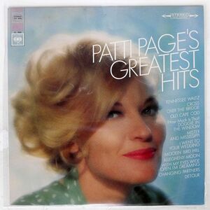 米 PATTI PAGE/GREATEST HITS/COLUMBIA CS9326 LP