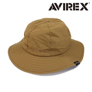 AVIREX アビレックス キャップ メンズ レディース 帽子 バケットハット FIRE MAN CAP コーデュラ ファブリック ベージュ