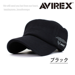 AVIREX アヴィレックス アビレックス キャップ メンズ レディース 帽子 ワークキャップ SWEAT ブラック 人気 トレンド 秋冬 贈り物 プ