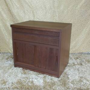 仏壇台 上置仏壇台 テレビ台 桐材ムク スライドテーブル付