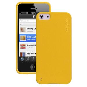 即決・送料込)【ラメ入りソフトケース】CAPDASE iPhoneSE(第一世代,2016)/5s/5 Soft Jacket 2 XPOSE Sparko Solid Yellow