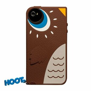 即決・送料無料)【かわいいフクロウのケース】Case-Mate iPhone 4S/4 Creatures: Hoot Owl Case Brown