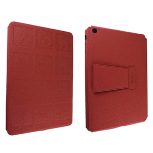 即決・送料込)【ブックタイプレザー調ケース】GISSAR iPad mini Premium & Laxuary Case Athena Red (スタンド機能つき) IPM-GATC-09