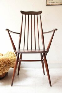 # витрина цена Y44000#ERCOLa- call arm Gold Smith стул 93# Vintage стул из дерева старый дерево стул # Англия ведро te-ji