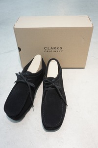 新品正規 Clarks Originals クラークス Wallabee GTX 21621 GORE-TEX ゴアテックス ワラビー ブーツ シューズ ブラックスエードUK9.5黒602O