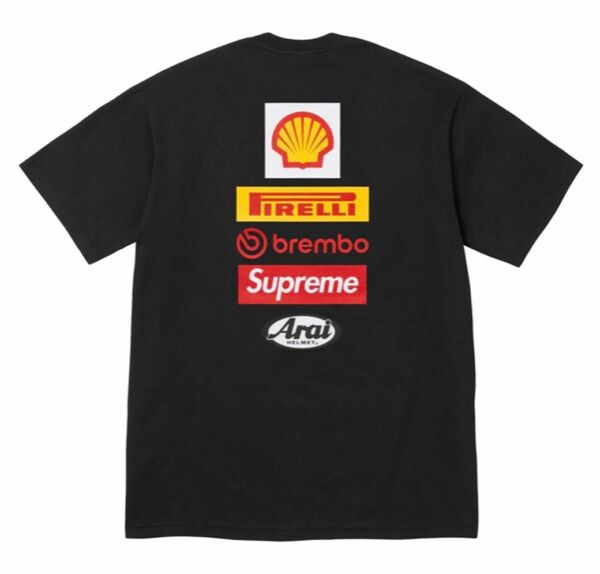 Supreme×Ducati Logos Tee 黒L