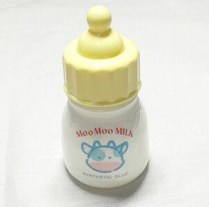 当時物　サンリオ　モーモーミルク　ミルク瓶　牛乳瓶　のり　液体のり　昭和　ファンシー　レトロ　文房具　文具