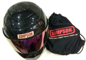 1000 jpy start helmet SIMPSON RX10 58cm Simpson sack attaching full-face helmet bike motorcycle 5 HH3010