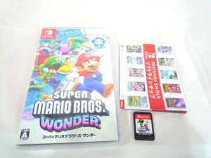 1000円スタート ソフト SUPER MARIOBROS WONDER SWITCH 任天堂 ニンテンドー マリオ ワンダー ゲーム WHO HH1003