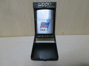 ★☆Zippo ジッポ オイルライター USA アメリカ国旗 　廃版　未使用★☆