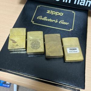 ZIPPO ジッポー SOLID BRASS ソリッドプラス DOUBLE YEAR ダブルイヤー 4個セット