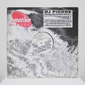DJ Pierre - Selections From The Remix Vault (Vol.1) (Emotive Records) 2xVinyl, House, Techno, Tech House