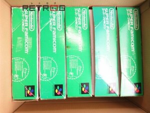 【ジャンク】SFC スーパーファミコン 箱付き本体のみセット 5台 スーパーファミコン SFC スーファミ